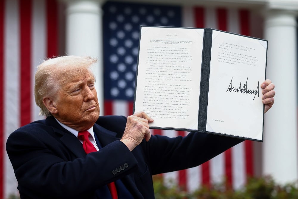 Trump Umumkan Tarif Baru: Brasil Dikenai 50%, Irak-Libya 30%